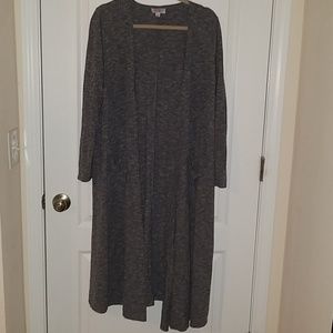 LuLaRoe Sarah duster - M heather gray
